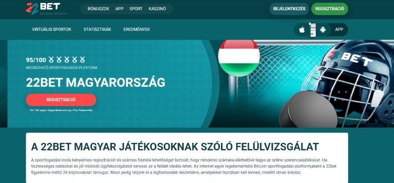 22bet Magyarorszag